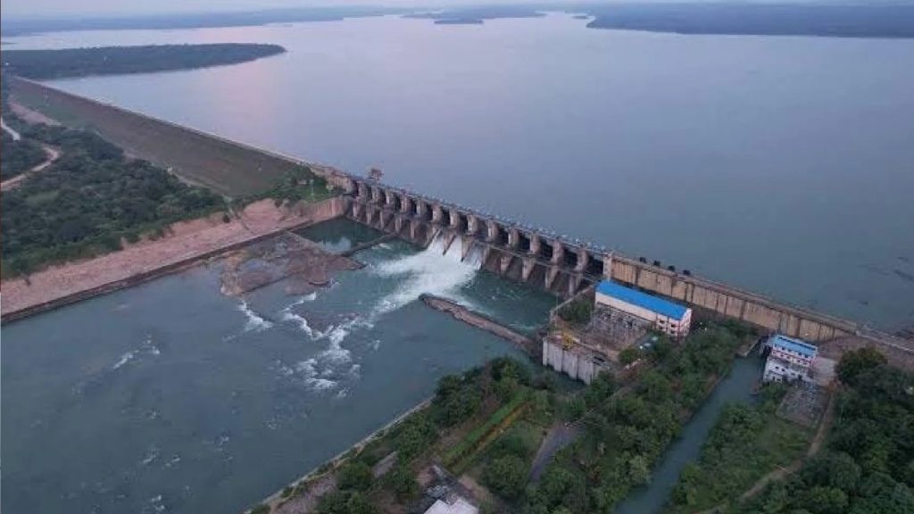 गंगरेल बांध में 90 फीसदी से ज्यादा जलभराव