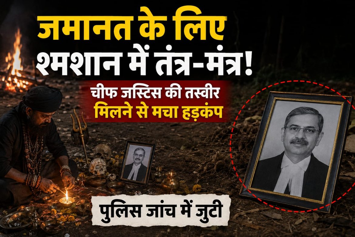 जमानत के लिए श्मशान में तंत्र-मंत्र….