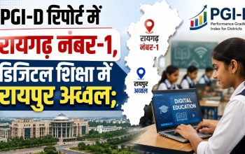 PGI-D 2025-26 रिपोर्ट में छत्तीसगढ़ के जिलों के शिक्षा प्रदर्शन की तस्वीर