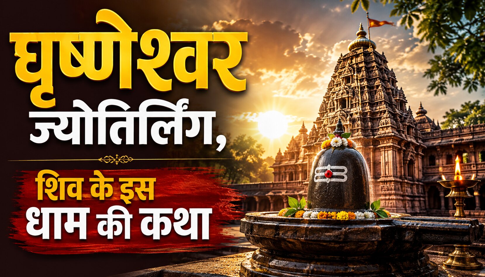 महाराष्ट्र स्थित घृष्णेश्वर ज्योतिर्लिंग मंदिर और भगवान शिव की पौराणिक कथा