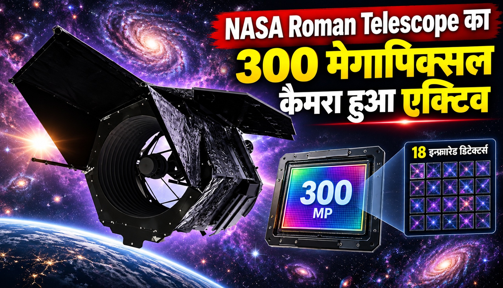NASA का 300MP स्पेस टेलीस्कोप एक्टिव, ब्रह्मांड के रहस्यों पर रखेगा नजर