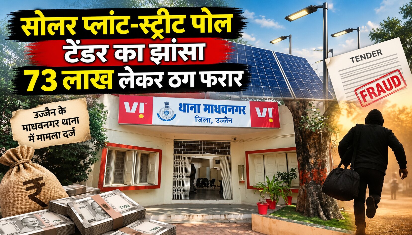 उज्जैन में मेघालय टेंडर के नाम पर 73 लाख रुपये की ठगी का मामला