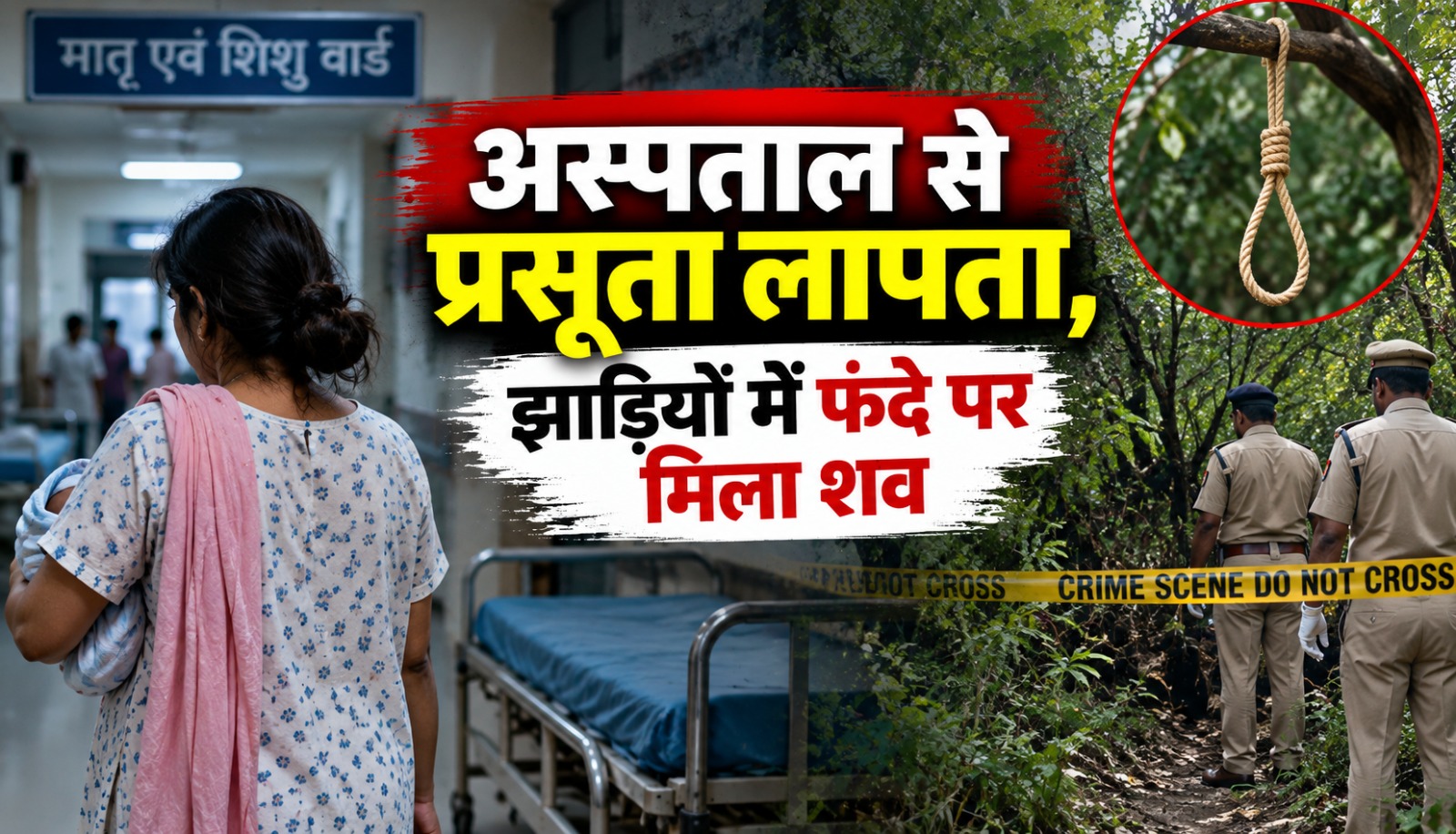 कोरबा में निजी अस्पताल से लापता प्रसूता कांता केवट का झाड़ियों में मिला शव