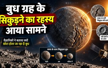 सूरज के सबसे करीब बुध ग्रह की सिकुड़ती सतह का वैज्ञानिक चित्र