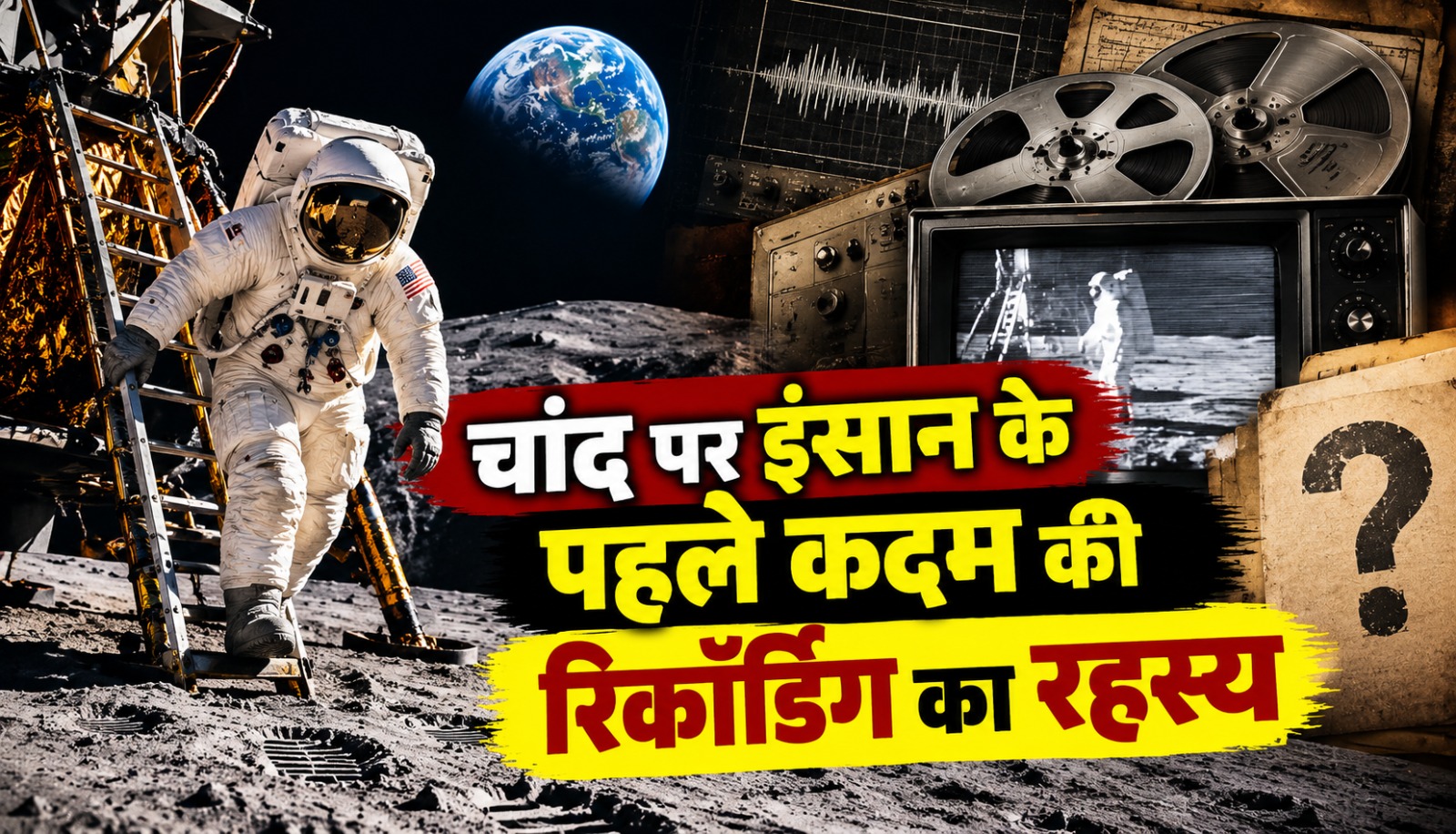Apollo 11 मिशन के दौरान चांद पर चलते Neil Armstrong और Buzz Aldrin की दुर्लभ रिकॉर्डिंग वाले टेप