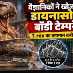 जीवाश्म दांतों के अध्ययन से T. Rex के शरीर के तापमान का पता लगाने को दर्शाती तस्वीर