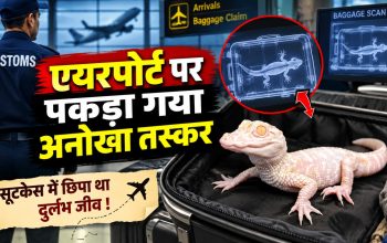 म्यूनिख एयरपोर्ट पर सूटकेस में मिला सफेद एल्बिनो घड़ियाल