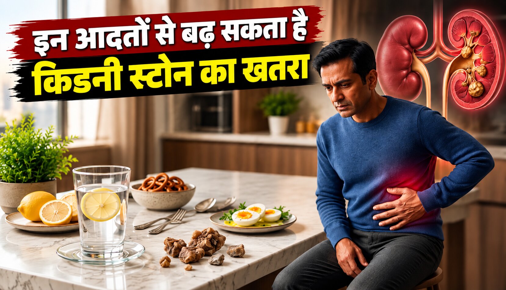 किडनी स्टोन बनने के कारण और पानी व खान-पान से बचाव के तरीके