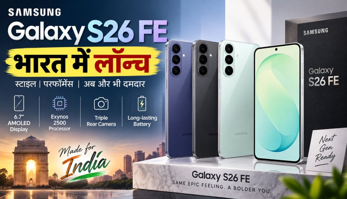 Samsung Galaxy S26 FE भारत में लॉन्च