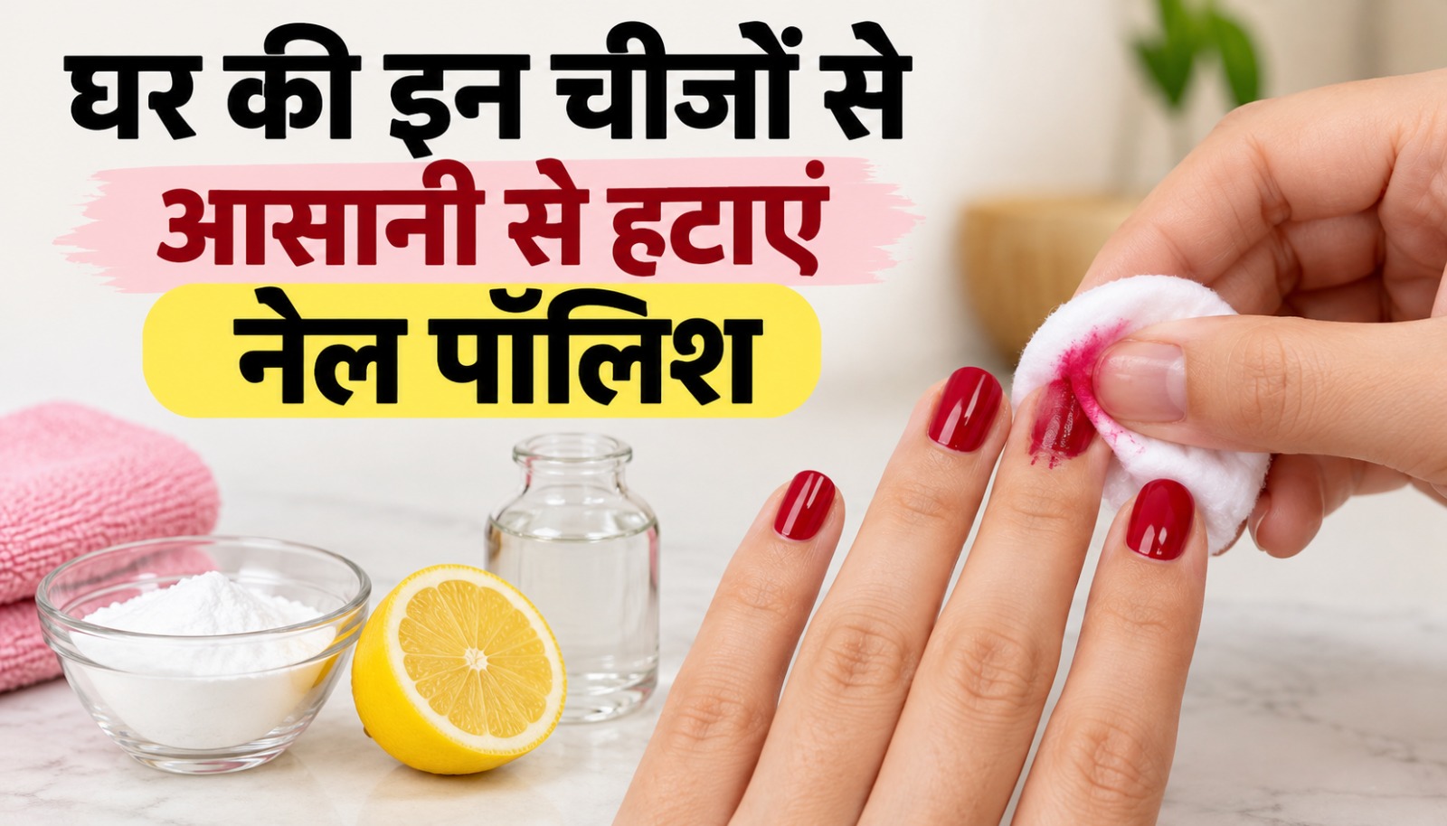 नेल रिमूवर खत्म होने पर सैनिटाइजर और अन्य घरेलू चीजों से नेल पॉलिश हटाने के तरीके