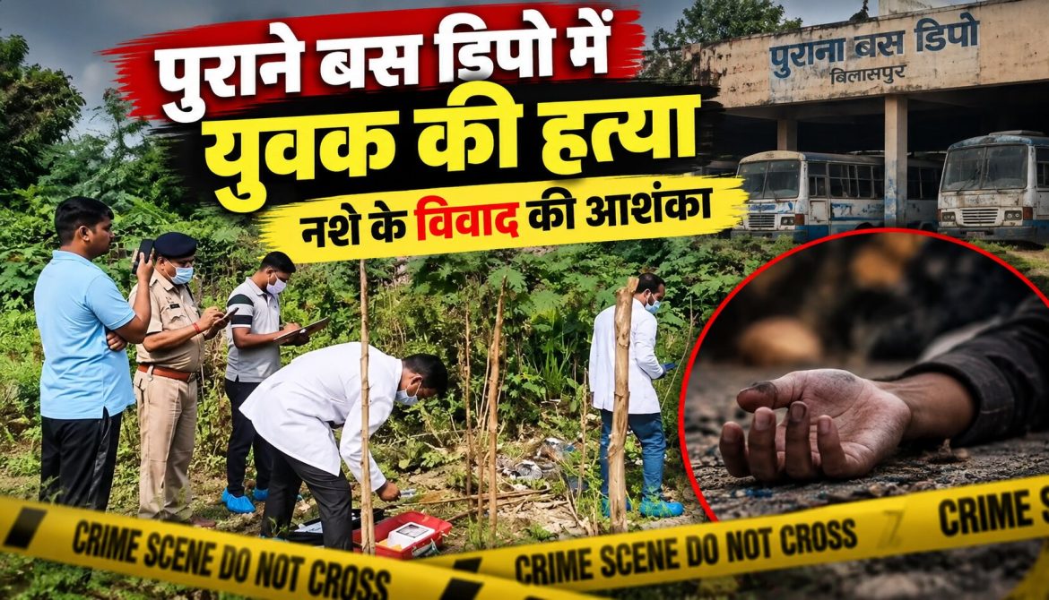 पुराने बस डिपो में युवक की हत्या, नशे के विवाद की आशंका