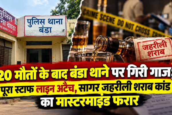 सागर के बंडा जहरीली शराब कांड में 20 मौतों के बाद पूरा थाना स्टाफ लाइन अटैच