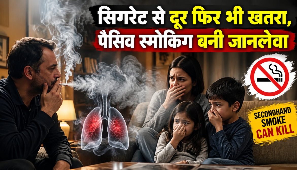 सिगरेट से दूर फिर भी खतरा, पैसिव स्मोकिंग बनी जानलेवा