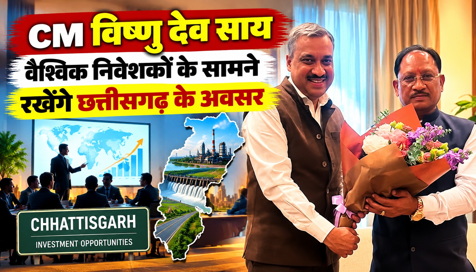 CM विष्णु देव साय, वैश्विक निवेशकों के सामने रखेंगे छत्तीसगढ़ के अवसर