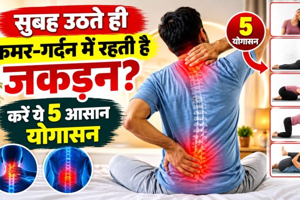सुबह उठते ही कमर-गर्दन में रहती है जकड़न? करें ये 5 आसान योगासन