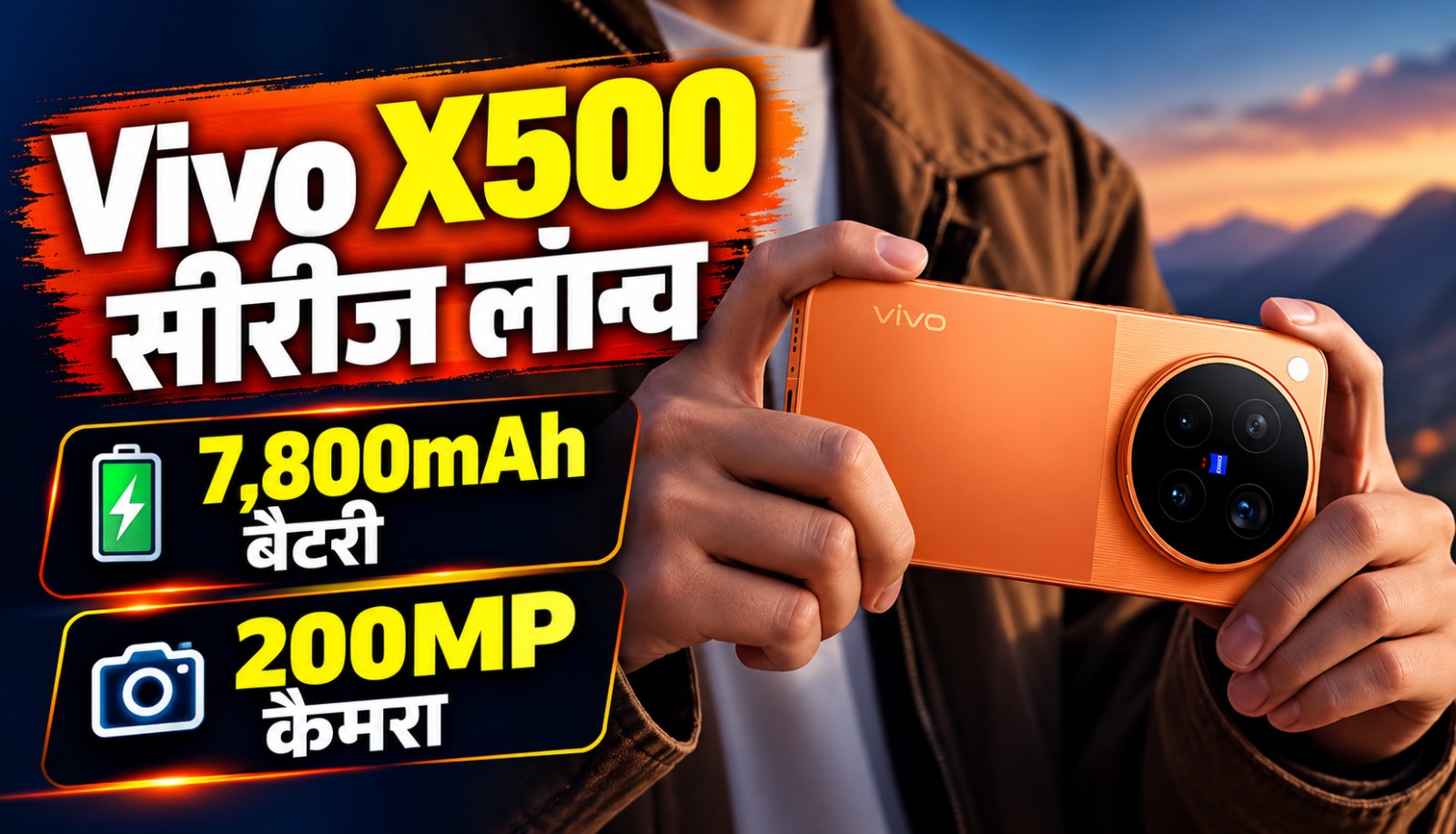Vivo X500, Vivo X500 Pro और Vivo X500 Pro Max स्मार्टफोन की तस्वीर, जिनमें 200MP तक कैमरा और बड़ी बैटरी मिलती है