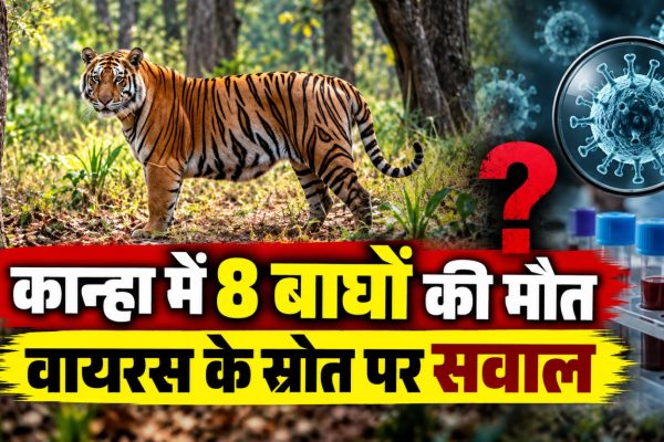 मध्य प्रदेश के कान्हा टाइगर रिजर्व में कैनाइन डिस्टेंपर वायरस से जुड़ी बाघों की मौत और संक्रमण के संभावित स्रोत की जांच