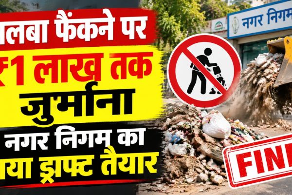 रायपुर नगर निगम के प्रस्तावित मलबा प्रबंधन नियमों के तहत सड़क और नाली में निर्माण मलबा फेंकने पर जुर्माना तथा भवन तोड़ने से पहले अनुमति लेने का प्रावधान