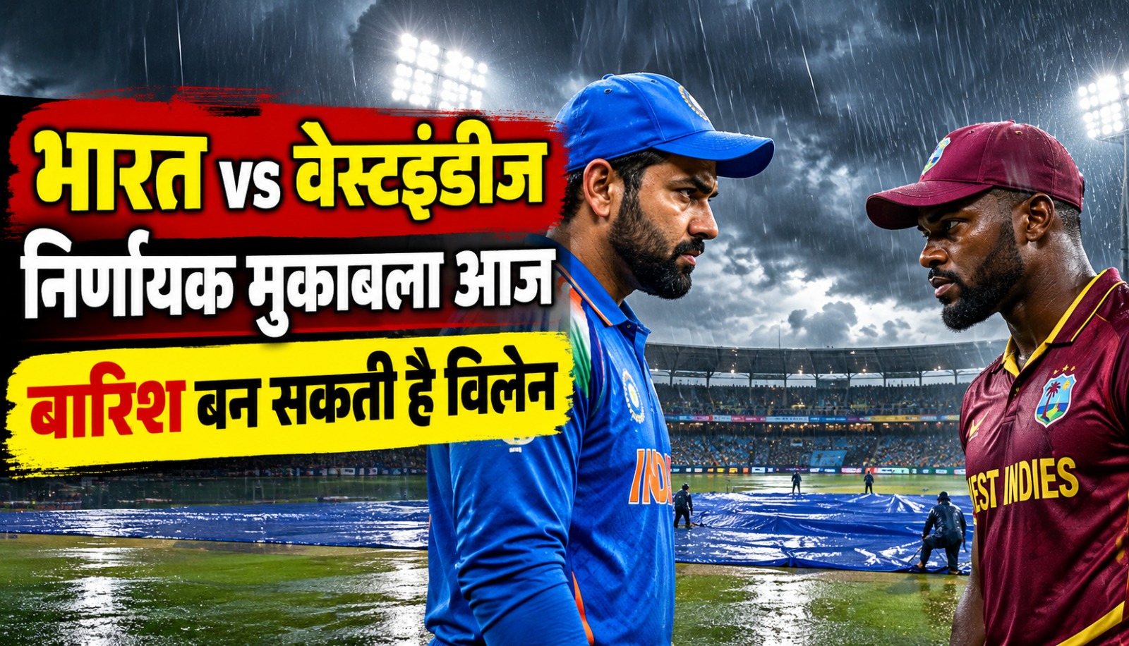 भारत और वेस्टइंडीज के बीच बेंगलुरु में होने वाले निर्णायक पांचवें टी20 मुकाबले की प्रतीकात्मक तस्वीर