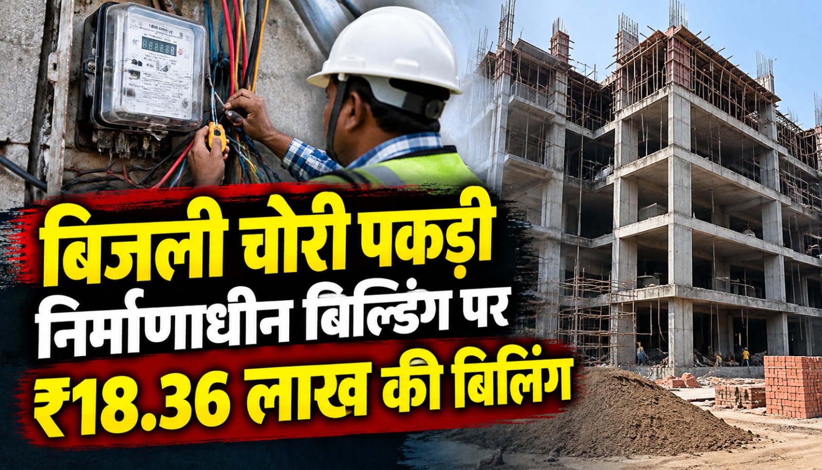 भोपाल के VIP रोड स्थित इमामी गेट जोन में बिजली मीटर बाइपास कर बिजली इस्तेमाल करने के मामले में बिजली कंपनी की जांच
