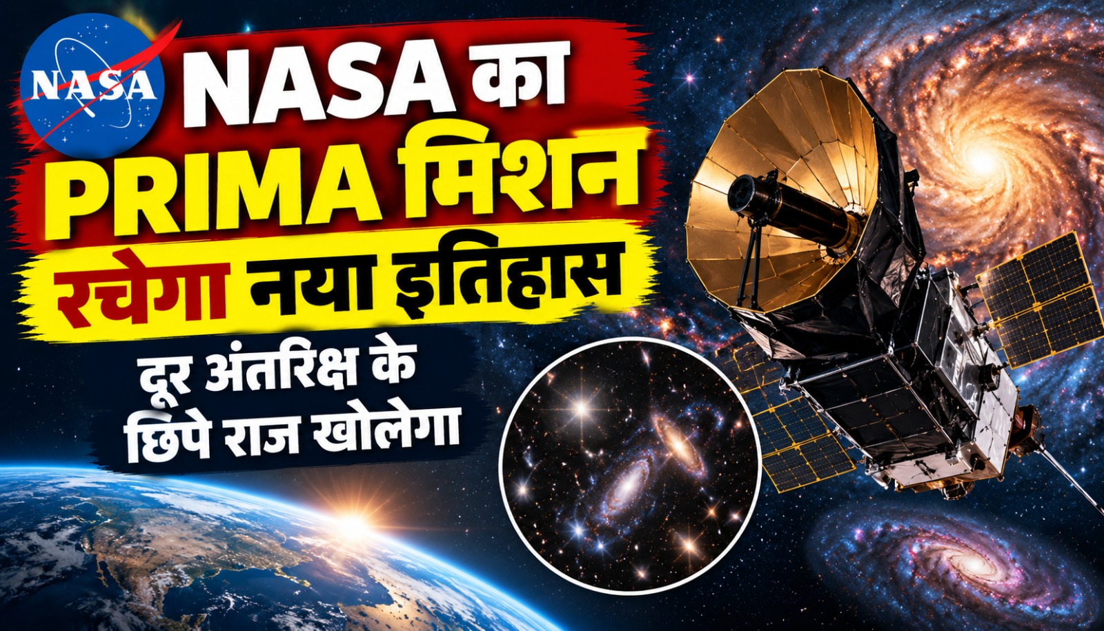 NASA के PRIMA Far-Infrared Space Telescope का मिशन और ब्रह्मांड की खोज
