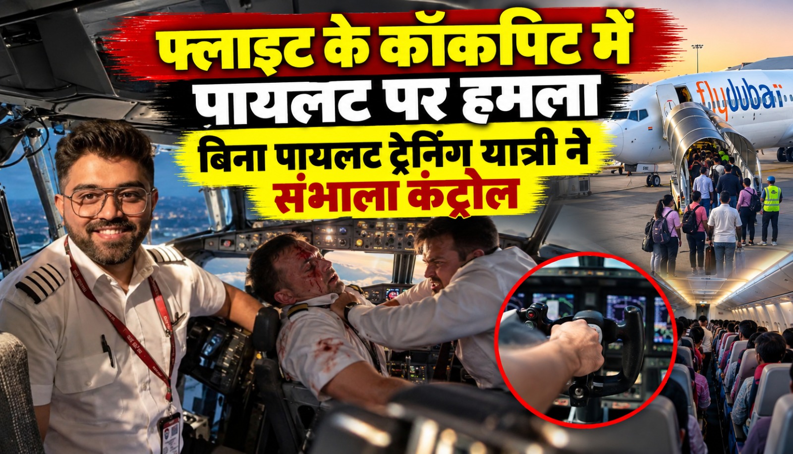 दुबई-तेल अवीव फ्लाईदुबई फ्लाइट में कॉकपिट हमले के बाद यात्री यानिव हायून