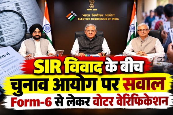 मतदाता सूची के विशेष गहन पुनरीक्षण SIR को लेकर चुनाव आयोग, Form-6 विवाद और वोटर वेरिफिकेशन से जुड़ी खबर