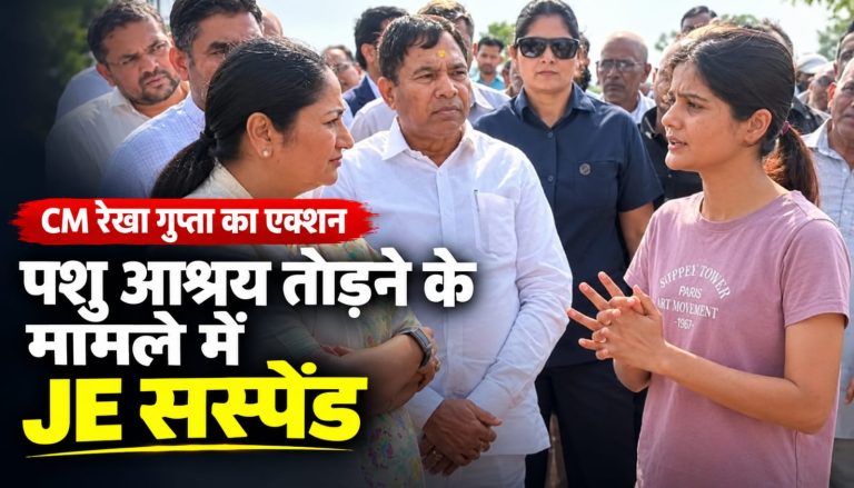 दिल्ली में पशु कल्याण कार्यकर्ता जागृति मिश्रा के निर्माणाधीन पशु आश्रय को तोड़े जाने के बाद कार्रवाई का मामला