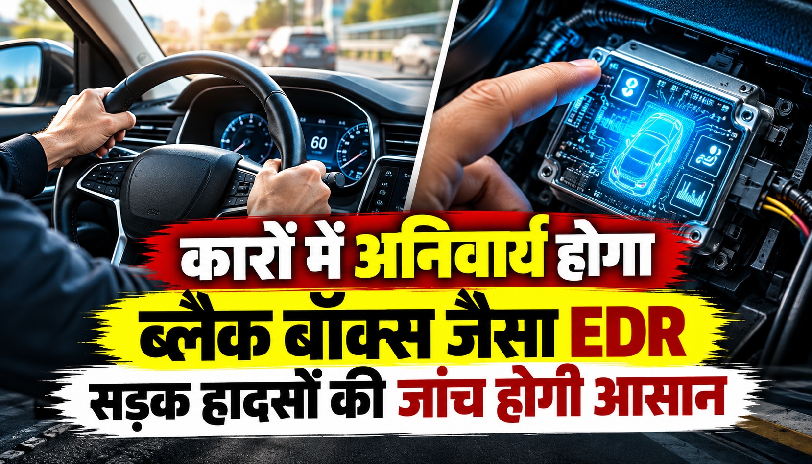कारों में अनिवार्य होगा ब्लैक बॉक्स जैसा EDR, सड़क हादसों की जांच
