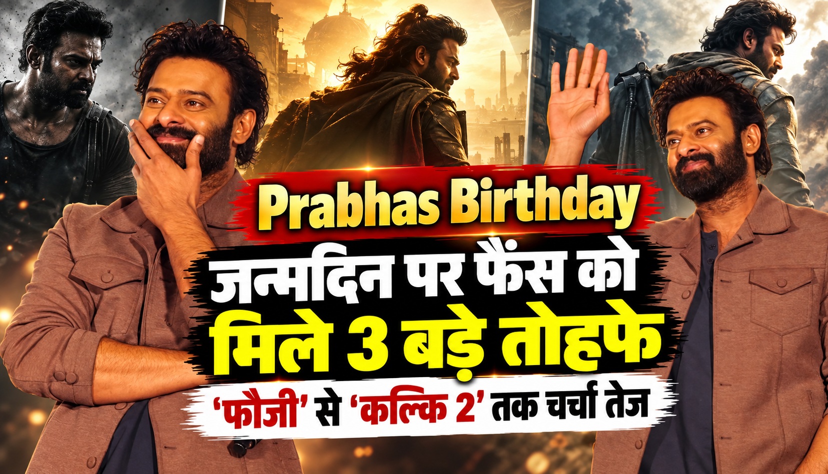 जन्मदिन पर फैंस को मिले 3 बड़े तोहफे, ‘फौजी’ से ‘कल्कि 2’ तक चर्चा तेज