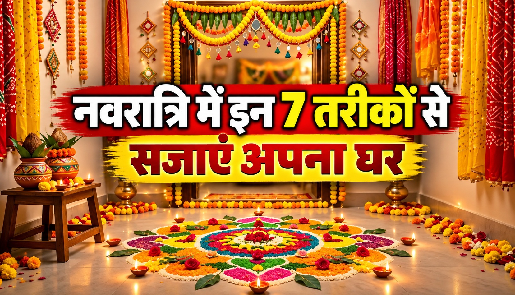 नवरात्रि में इन 7 आसान तरीकों से सजाएं घर, हर कोना लगेगा खूबसूरत