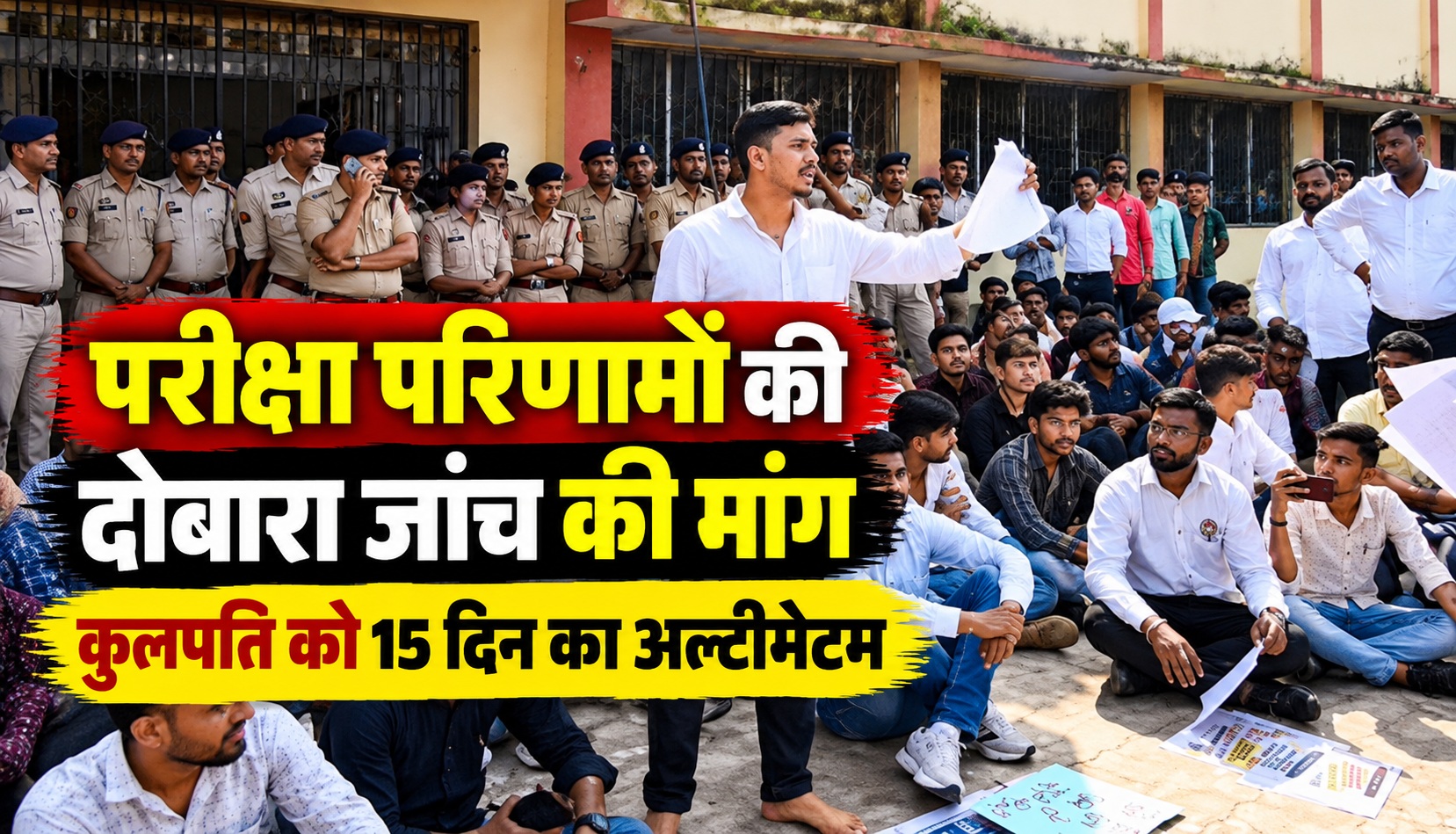 परीक्षा परिणामों की दोबारा जांच की मांग, कुलपति को 15 दिन का अल्टीमेटम