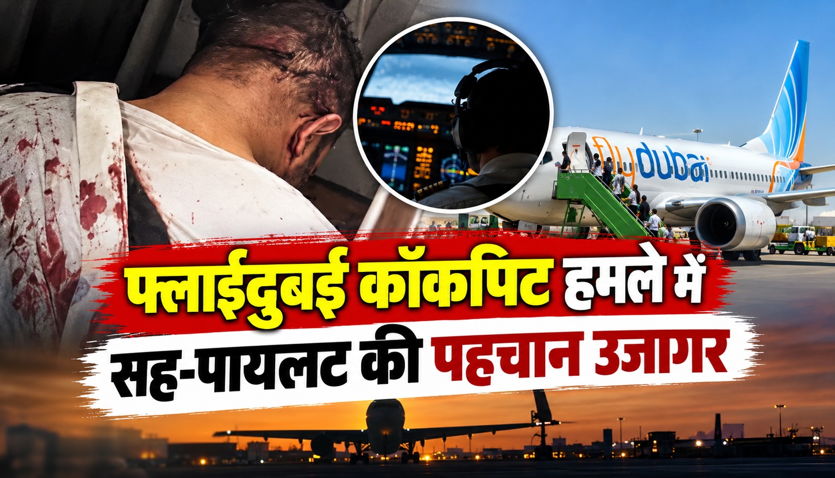 फ्लाईदुबई कॉकपिट हमले में सह-पायलट की पहचान उजागर