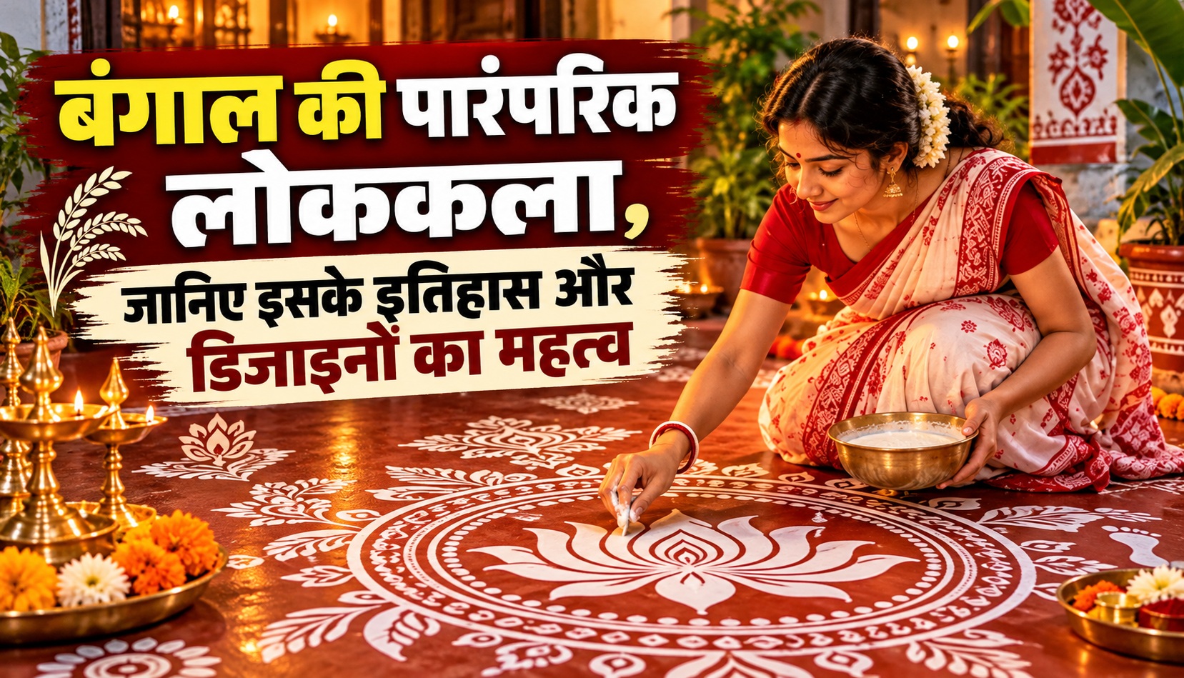 बंगाल की पारंपरिक लोककला, जानिए इसके इतिहास और डिजाइनों का महत्व