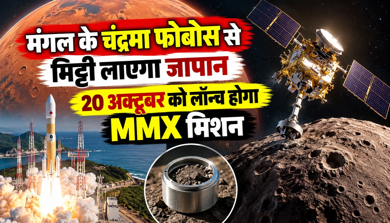मंगल के चंद्रमा फोबोस से मिट्टी लाएगा जापान, 20 अक्टूबर को लॉन्च होगा MMX मिशन