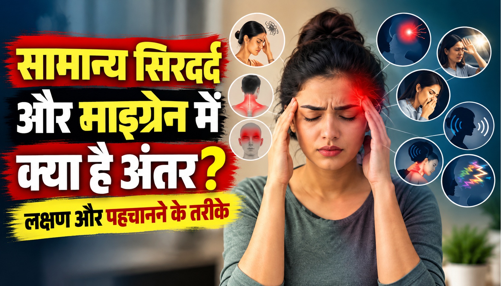 सामान्य सिरदर्द और माइग्रेन में क्या है अंतर? जानें लक्षण और पहचानने के तरीके